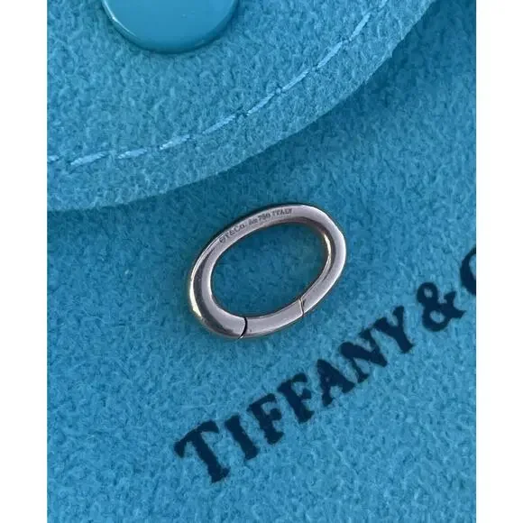 Tiffany & Co. 18K Rose Gold Clasping Link Jump Ring Extension 4 Pendant Bracelet - Picture 7 of 9